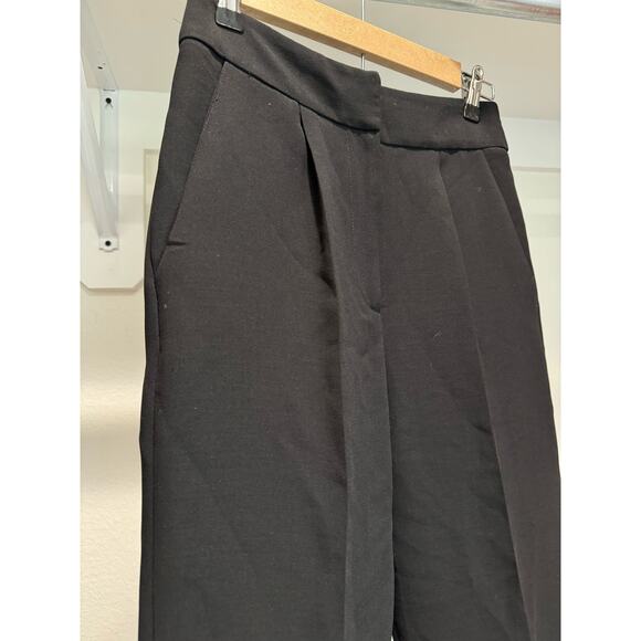 Veronika Maine Black Pleated Dress Pants Size AUS 6 Tapered Leg Work - Picture 6 of 8